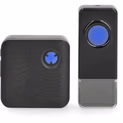 Ce kit de sonnette sans fil Nedis se compose d'un bouton-poussoir de sonnette fonctionnant sur piles et d'une unité intérieur ...