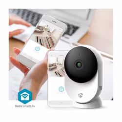 NEDIS Caméra WiFi intérieure sur base magnétique avec micro / - 3 MP