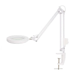 Nedis Lampe Loupe LED 6W 700lm 6500K Grossissante avec Pince de Fixation Blanc