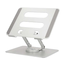 Nedis NBSTND110SI Support de livres Supports de Laptop Argent 17"