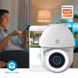 Nedis WIFICO22CWT caméra de sécurité Dôme Caméra de sécurité IP Extérieure Plafond/mur - Vue supplémentaire 8