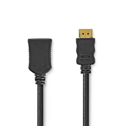 Nedis CVGL34096BK10 câble HDMI 1 m HDMI Type A (Standard) Noir