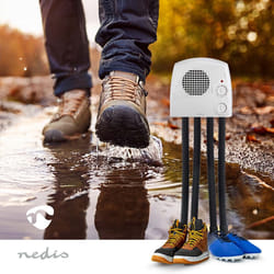 Séchoir À Chaussures 350 W 45 °c Protection Contre La Surchauffe Nedis