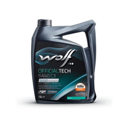 Wolf - Huile moteur officialtech 5W40 C3 - Bidon de 5 litres - 8333477 - Ce produit de marque est neuf.