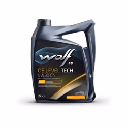 WOLF OE LEVEL TECH 5W30 C4 - 75614 Cette huile moteur entièrement synthétique à formule Low SAPS assure une protection complè ...
