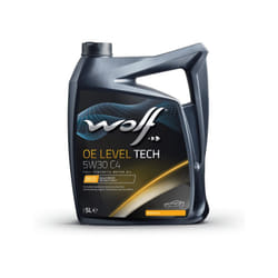 Wolf - Huile moteur oe level tech 5W30 C4 - Bidon de 5 litres - 1043905 - Ce produit de marque est neuf.