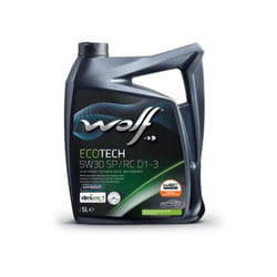 Wolf - Huile moteur ecotech 5W30 sp/rc D1-3 - Bidon de 5 litres - 1049902 - Ce produit de marque est neuf.