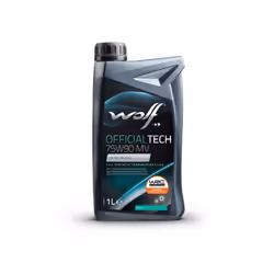 WOLF OFFICIALTECH 75W90 MV - 2216 Ce lubrifiant 100 % synthèse prévient le grincement des engrenages et prolonge leur durée d ...