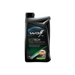 Wolf - Huile de transmission 75W ecotech - 1 l - 1048869 - Ce produit de marque est neuf.
