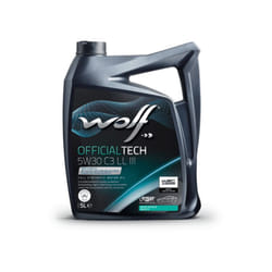 Wolf - Huile moteur officialtech 5W30 C3 ll iii - Bidon de 5 litres - 1048181 - Ce produit de marque est neuf.
