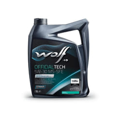 Wolf - Huile moteur officialtech 5W30 ms-sfe - Bidon de 5 litres - 1053228 - Ce produit de marque est neuf.