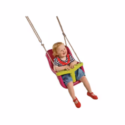 Faites découvrir à votre enfant, les sensations du balancement grâce à ce siège de balançoire bébé KBT. Coloris violet pour l ...