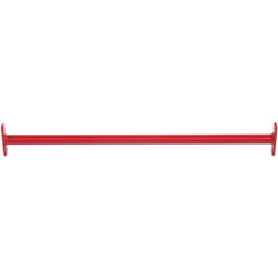 Barre de culbutage KBT en métal 1250mm rouge