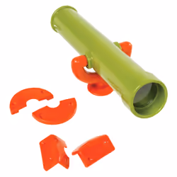 AXI Telescope lime/orange, Télescope de salle de jeux, Plastique, Vert, Orange