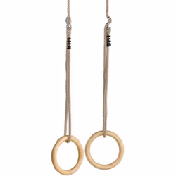 Aspect Matériau principal Bois dur laminé verni Matériaux secondaires Cordes en chanvre synthétique Anneaux de suspension et  ...