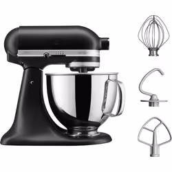 KitchenAid 5KSM125EBM robot de cuisine 300 W 4,8 L Noir
