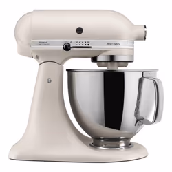 KitchenAid 5KSM125EMH, 4,8 L, Beige, Foie, 58 tr/min, 220 tr/min, Batteur, Pétrisseur, Mélange