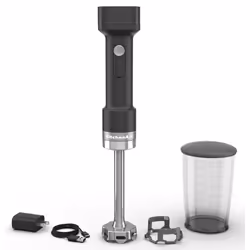KitchenAid 5KHBRV00BM, Mélangeur par immersion, 0,7 L, Noir