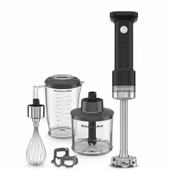 KitchenAid 5KHBRV05BM, Mélangeur par immersion, 1 L, Noir