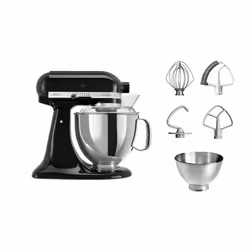 KitchenAid Artisan robot de cuisine 300 W 4,8 L Noir - Vue supplémentaire 2