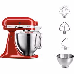 KitchenAid Artisan 5KSM185PS robot de cuisine 300 W 4,8 L Rouge