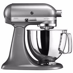 KitchenAid 5KSM125ECU, 4,8 L, Argent, 220 tr/min, 58 tr/min, 220 tr/min, 58 tr/min