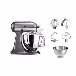 KitchenAid Artisan robot de cuisine 300 W 4,8 L Argent