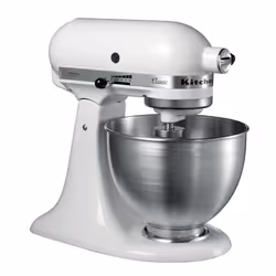 KitchenAid 5K45SSEWH Robot mixer 275 W Métallique, Blanc - Vue supplémentaire 4