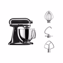 KitchenAid 5KSM125EOB robot de cuisine 300 W 4,8 L Noir