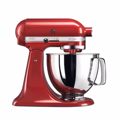 KitchenAid Artisan 5ksm125, 4,8 L, Rouge, 58 tr/min, 220 tr/min, 58 tr/min, 2,7 kg