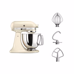 KitchenAid 5KSM125EAC robot de cuisine 300 W 4,8 L Crème