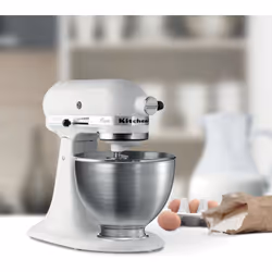 KitchenAid 5K45SS Robot mixer 275 W Acier inoxydable, Blanc - Vue supplémentaire 4