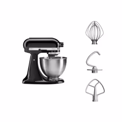 KitchenAid Classic robot de cuisine 275 W 4,3 L Noir, Métallique