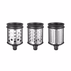 KitchenAid 5KSMEMVSC, Ensemble de moulin râpe, Acier inoxydable, Acier inoxydable, Chine, 81 mm, 81 mm