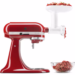 KitchenAid 5KSMFGA, Hachoir à aliments, Blanc, Plastique, Acier inoxydable, 1 pièce(s)