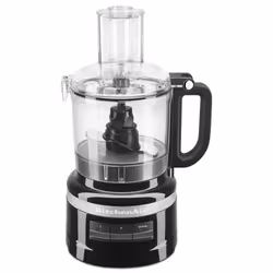 KitchenAid 5KFP0719EOB, 1,7 L, Noir, 750 tr/min, 1500 tr/min, Hacher, Hachoir, Pétrisseur, Mélange, Purée, 0,9 m