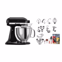 KitchenAid 1005.03, 4,8 L, Noir, Foie, 220 tr/min, CE, Acier inoxydable