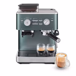 KitchenAid 5KES6551EJP, Machine à expresso, 2,5 L, Café en grains, Broyeur intégré, Vert, Acier inoxydable