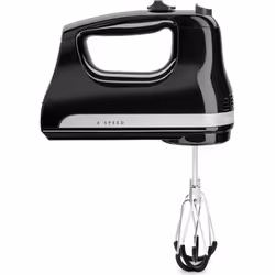 KitchenAid 5KHM6118EOB, Batteur à main, Noir, Mélange, 1,53 m, 1300 tr/min, Plastique