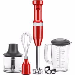 KitchenAid 5KHBV83EER Mélangeur par immersion 180 W Rouge, Acier inoxydable - Vue supplémentaire 2