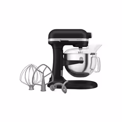 Robot pâtissier Kitchenaid ARTISAN noir À BOL RELEVABLE 56L - 5KSM60SPXEBM