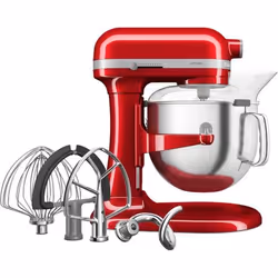 KitchenAid 5KSM70SHXECA Robot mixer 375 W Gris, Rouge, Acier inoxydable - Vue supplémentaire 2