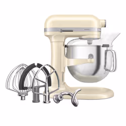 KitchenAid 5KSM70SHXEAC Robot mixer 375 W Crème, Gris, Acier inoxydable - Vue supplémentaire 2