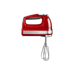 KitchenAid 5KHM9212EER Batteur à main 85 W Rouge, Argent