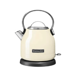 KitchenAid 5KEK1222EAC bouilloire 1,25 L 2200 W Noir, Crème, Acier inoxydable