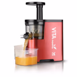 KALORIK TKG FE 1010 KTO, Centrifugeuse lente, Rouge, 96 tr/min, 0,5 L, 0,5 L, Plastique