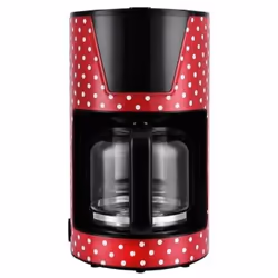 KALORIK TKG CM 1045.1 RWD, Machine à café filtre, 1,8 L, Café moulu, 900 W, Noir, Rouge