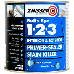 Rust-oleum - Primaire masquant avant peinture Zinsser Bulls Eye 1-2-3 Blanc Couleur: Blanc - Conditionnement: 1L