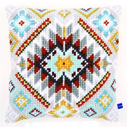 Kit de broderie au point de croix - Vervaco - PN-0154993 - Motif Ethnical - 40x40 cm - Intérieur