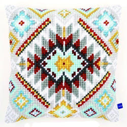Kit de broderie au point de croix - Vervaco - PN-0154993 - Motif Ethnical - 40x40 cm - Intérieur